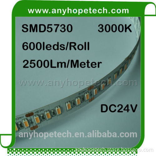 Top reliability SMD5730 120ledm 3000K strip led smd 5730